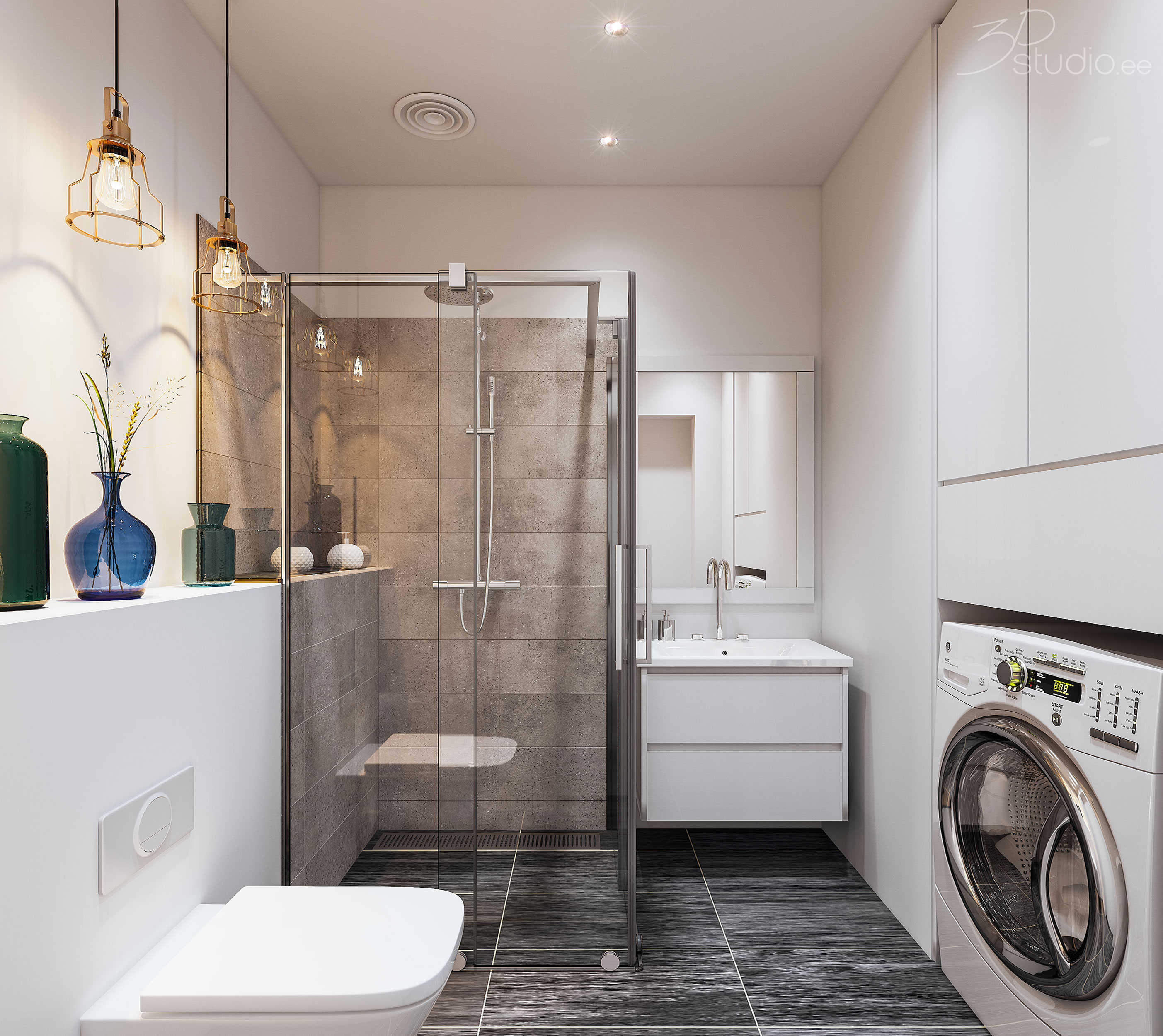 Interior, 3D, Visualization, Design, Nyborgvej